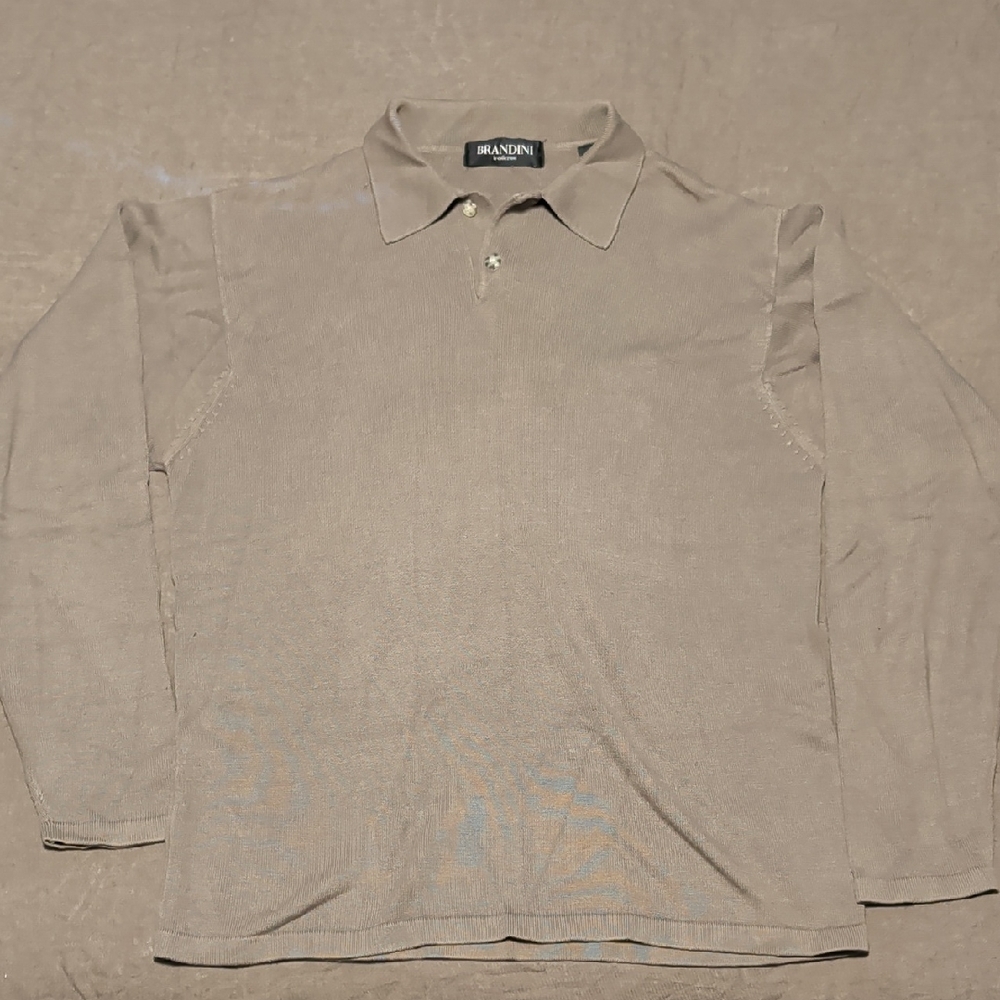 Brandon Men's Beige Polo Shirt